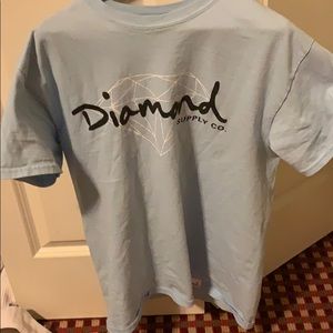 Light blue diamond t-shirt